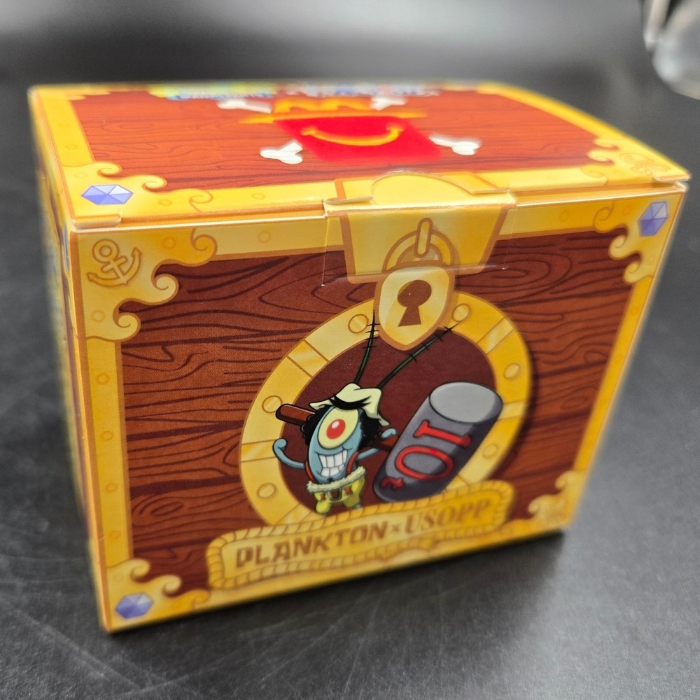 NEW Mcdonald's Spongebob Squarepants x One Piece 2026 Toy PLANKTON x USOPP